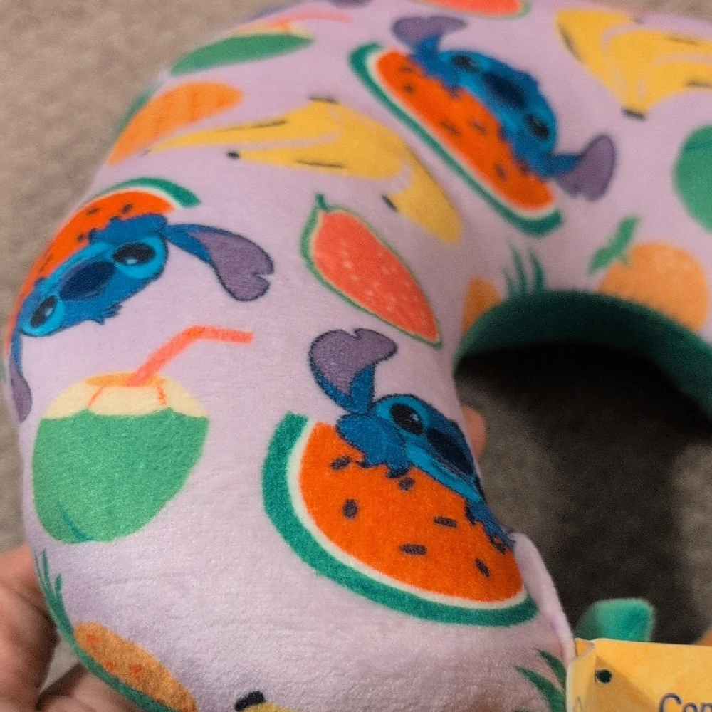 Disney Stitch Travel Comfort Pillow NWT
